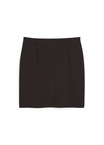 Черная кэжуал однотонная юбка C&A