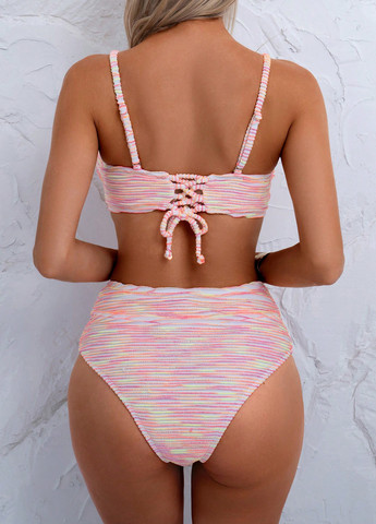 Комбінований демісезонний купальник (ліф, трусики) топ, роздільний SHEIN