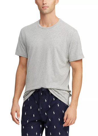 Світло-сіра футболка з коротким рукавом Ralph Lauren