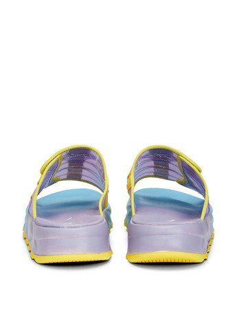Фиолетовые шлепанцы Puma со шнуровкой