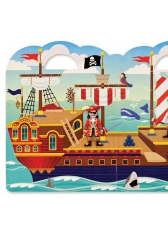 Набір для творчості Melissa & Doug Об'ємні наклейки Пірати (MD9102) Melissa&Doug (202365393)