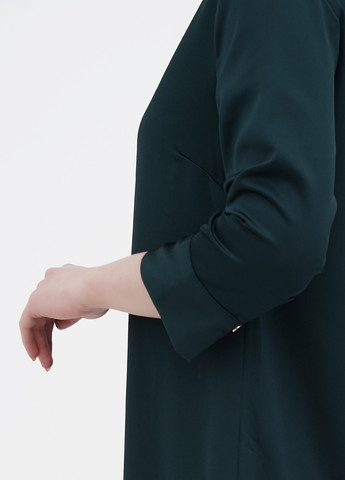 Темно-зеленое кэжуал сукня а-силуэт H&M однотонное