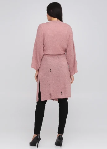 Темно-розовый демисезонный кардиган Only