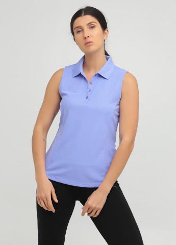 Фиолетовая женская футболка-поло Greg Norman однотонная