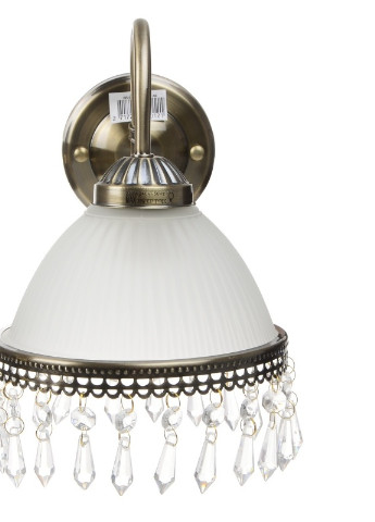 Бра настенное накладное с выключателем барокко BR-01 220W/1 E27 AB Brille (253894447)