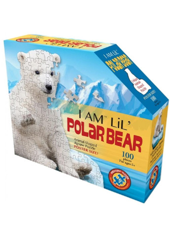 Пазл Полярный медведь 100шт (4010) I Am (249984451)