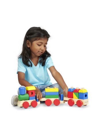 Развивающая игрушка Поезд из кубиков (MD572) Melissa&Doug (254067503)