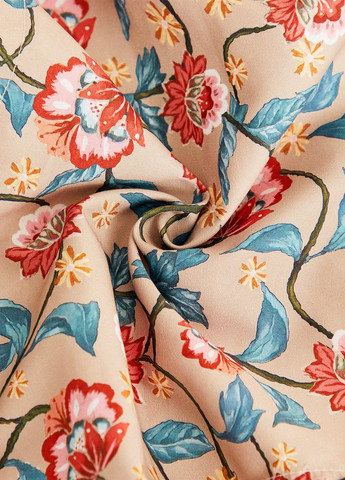 Комбінований літній костюм (топ, штани, накидка) SHEIN