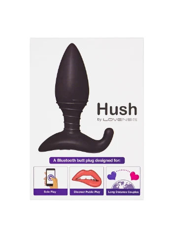 Анальна смарт вібропробка Hush, розмір S Lovense (251880019)