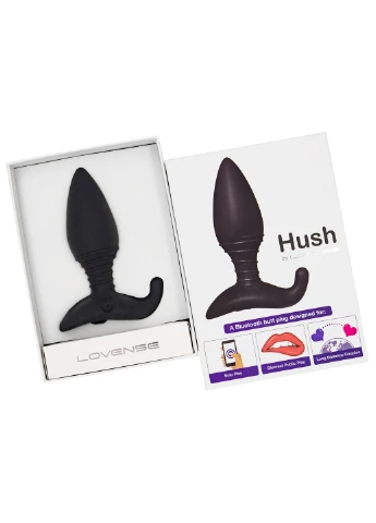 Анальна смарт вібропробка Hush, розмір S Lovense (251880019)