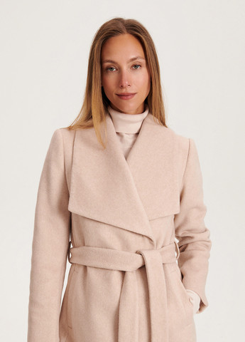 Бежевое демисезонное Пальто Reserved