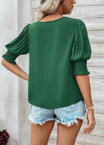 Зелёная блуза SHEIN