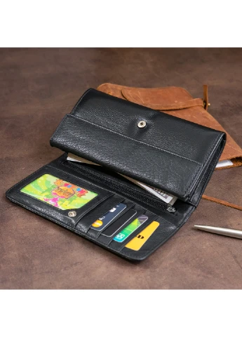 Жіночий шкіряний гаманець 18,5х9,5х2,5 см st leather (252130621)