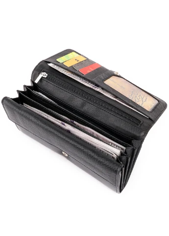 Жіночий шкіряний гаманець 18,5х9,5х2,5 см st leather (252130621)
