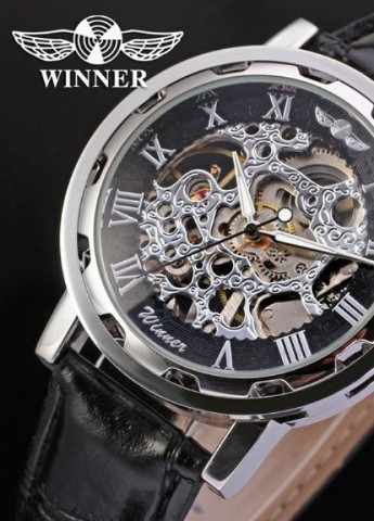 Мужские часы Black механические Winner (229053352)