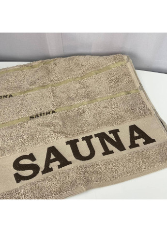Cestepe рушник для сауни махровий sauna туреччина 6339 бежевий 90х165 см комбінований виробництво - Туреччина