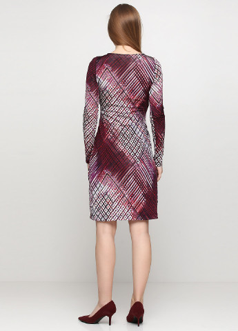 Фиолетовое кэжуал платье Sinequanone с абстрактным узором