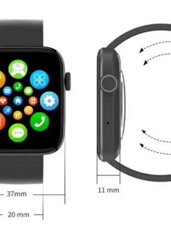 Розумний годинник DT1 Super Power Black UWatch (253009067)