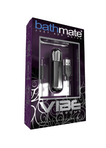 Віброкуль Vibe Bullet Chrome, глибока потужна вібрація Bathmate (251954469)