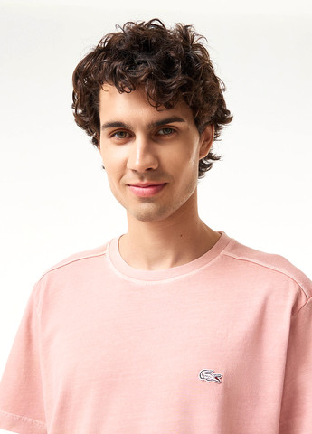 Рожева футболка Lacoste
