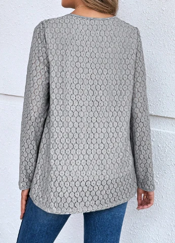 Серая блуза SHEIN