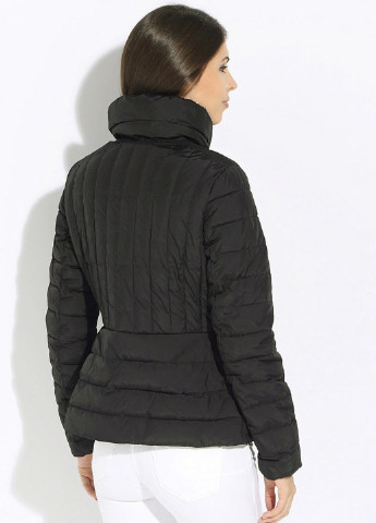 Черная демисезонная женская демисезонная куртка Geox
