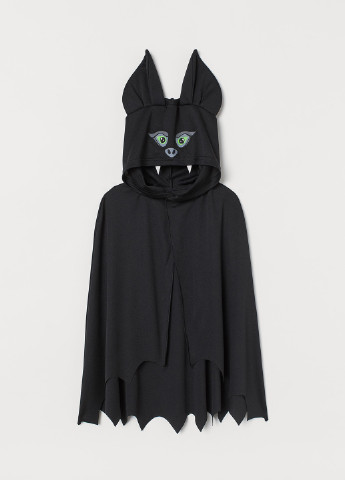 Маскарадный костюм (плащ) H&M рисунок чёрный домашний полиэстер