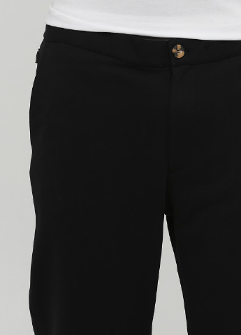 Черные кэжуал демисезонные прямые брюки Z Zegna