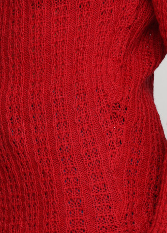 Красный демисезонный пуловер пуловер Massimo