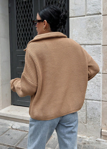 Пісочний демісезонний светр SHEIN