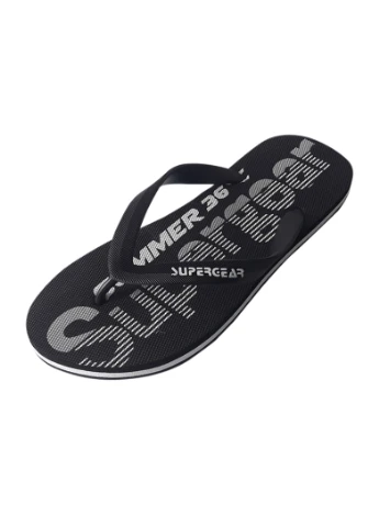 Черные пляжные вьетнамки Super Gear