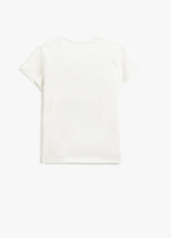 Біла літня футболка KOTON