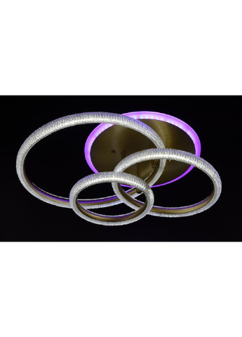 Люстра стельова LED A77065/3B-RGB-sg Золото 16х37х50 см. Sunnysky (253630054)