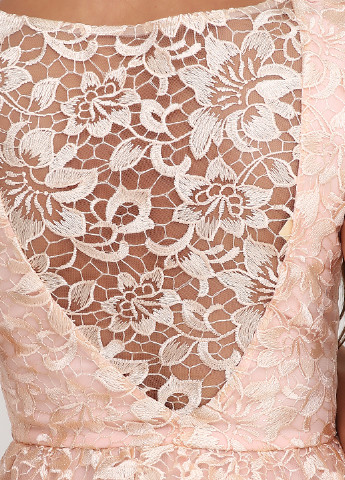 Светло-розовое вечернее платье Olga Shyrai for PUBLIC&PRIVATE однотонное