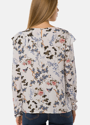 Молочная демисезонная блуза Tom Tailor
