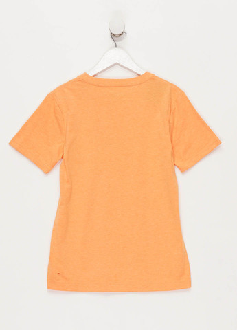 Оранжевая летняя футболка Hurley