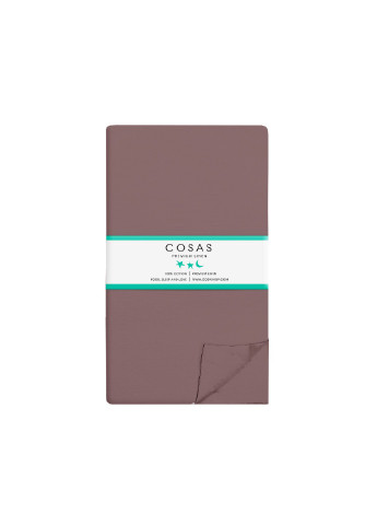 Комплект підліткової постільної білизни на ризинці Delta Color Chocolate 160x220 см (4822052080962) Cosas (251850299)