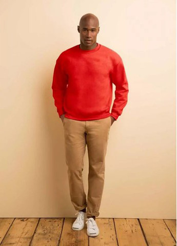 Червоний світшот Gildan однотонний без декору (361960180)