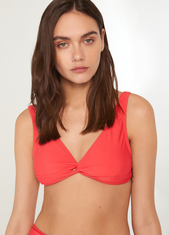 Кораловий літній купальник (ліф, трусики) роздільний Sinsay