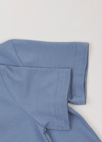 Блакитна літня футболка Garnamama