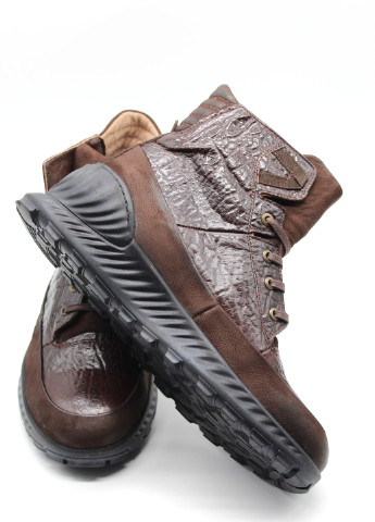 Темно-коричневые осенние ботинки Luciano Bellini