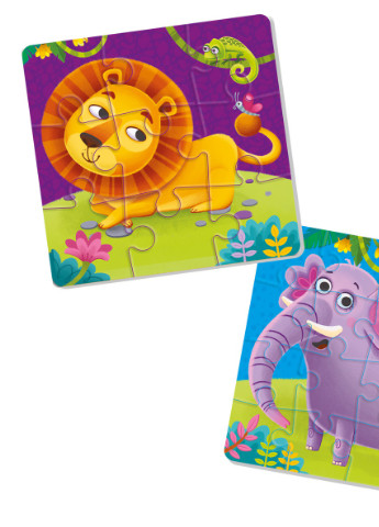 Foam puzzles 2in1 "Zoo" RK6580-05 Vladi toys (233105807)