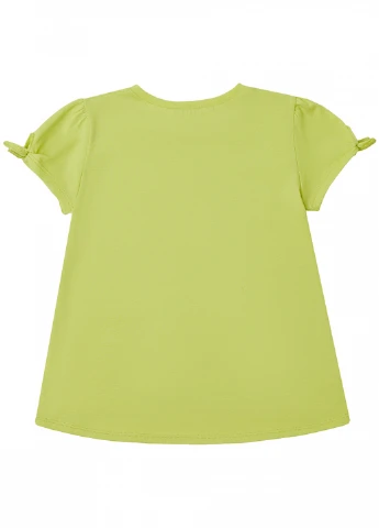 Светло-зеленая летняя футболка United Colors of Benetton