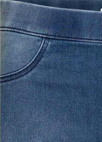 Светло-синие демисезонные джеггинсы H&M