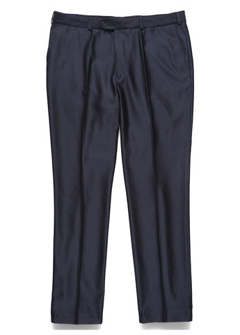 Синие кэжуал демисезонные прямые, классические брюки C&A