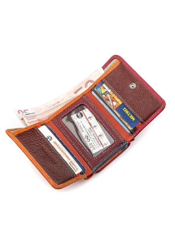 Женский кожаный кошелек 11х8,5х3,5 см st leather (229460658)