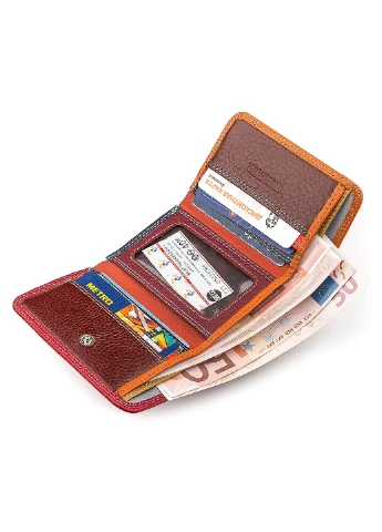 Женский кожаный кошелек 11х8,5х3,5 см st leather (229460658)