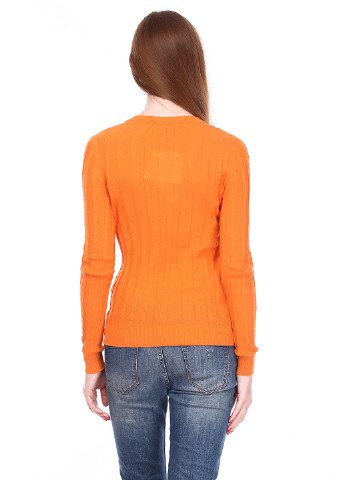 Оранжевый демисезонный пуловер пуловер Folgore Milano