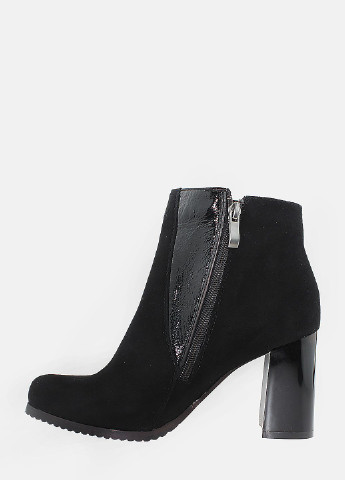 Осенние ботинки rv8066-11 черный Vira из натуральной замши