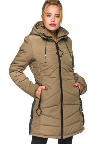 Оливковая (хаки) зимняя куртка Кариант